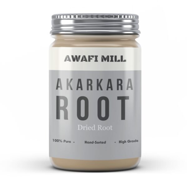 Awafi Mill Akarkala dried root bottle