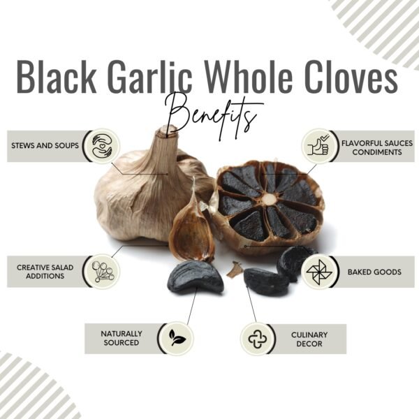 Awafi Mill Black Garlic Whole Cloves Spice Benefits