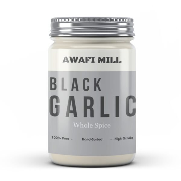 Awafi Mill Black Garlic Whole Cloves Spice Bottles