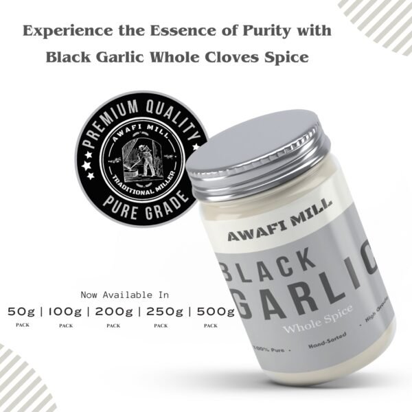Awafi Mill Black Garlic Whole Cloves Spice Variations