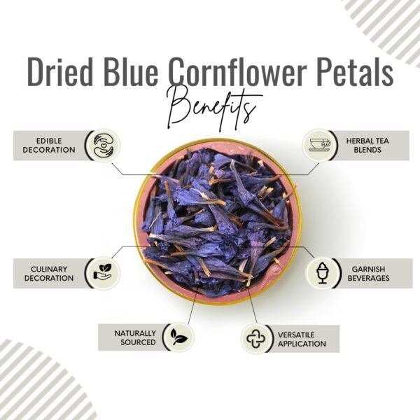 Awafi Mill Dried Blue Cornflower Petals Benefits