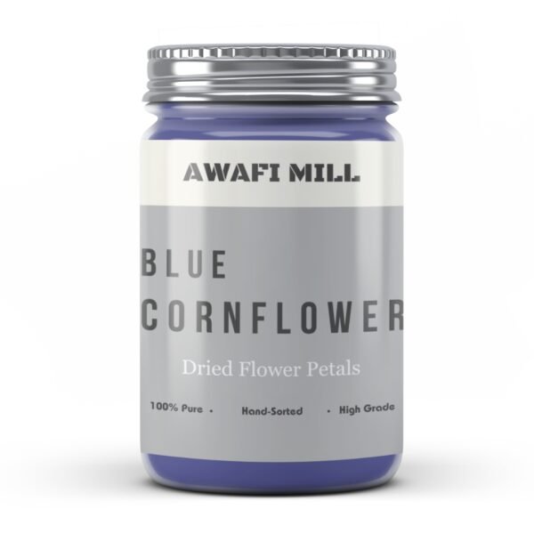 Awafi Mill Dried Blue Cornflower Petals Bottle