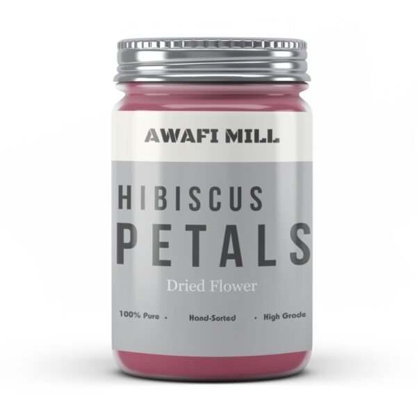 Awafi Mill Dried Hibiscus Flower Bottle