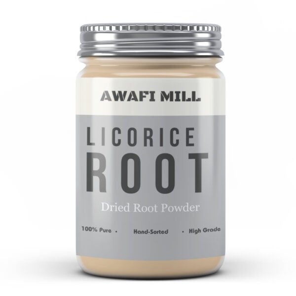 Awafi Mill Dried Licorice root Powder Bottle
