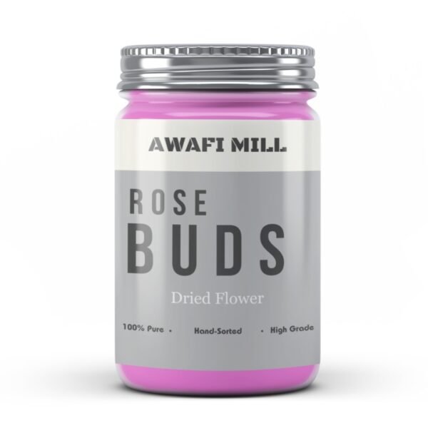 Awafi Mill Dried Rose Buds Flower Bottle