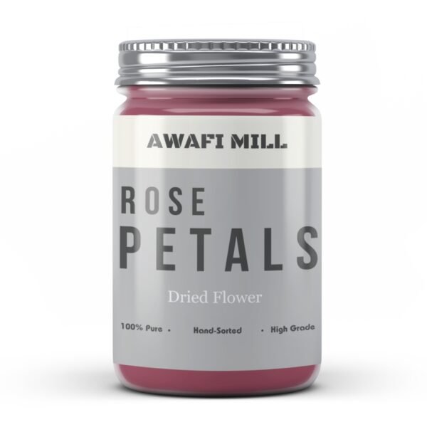 Awafi Mill Dried Rose Petals Flower Bottle