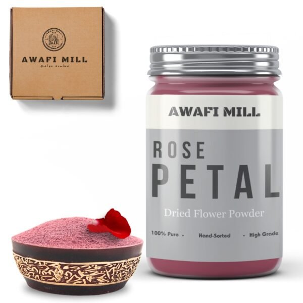Awafi Mill Dried Rose petal flower powder