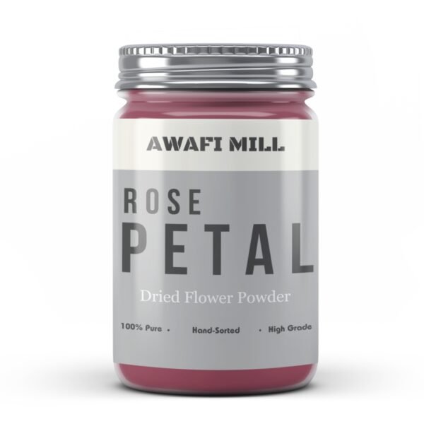 Awafi Mill Dried Rose petal flower powder Bottle