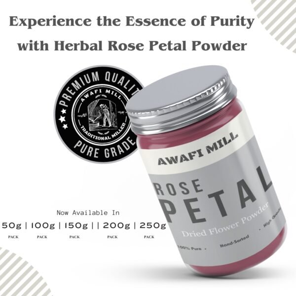 Awafi Mill Dried Rose petal flower powder Variations
