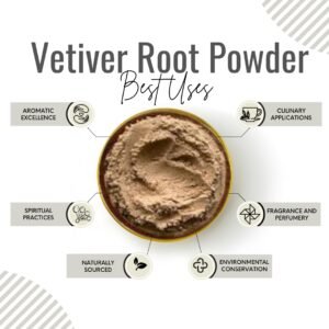 Awafi Mill Dried vetiver root powder Benefits