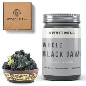 Awafi Mill Natural Black Jawi Incense Benzoin