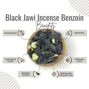 Awafi Mill Natural Black Jawi Incense Benzoin Benefits