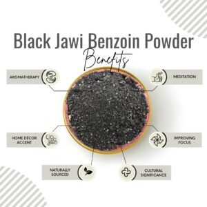 Awafi Mill Natural Black Jawi Incense Benzoin Powder Benefits
