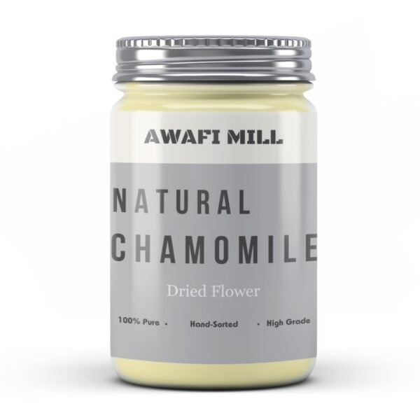 Awafi Mill Natural Chamomile Dried Flower BOttle