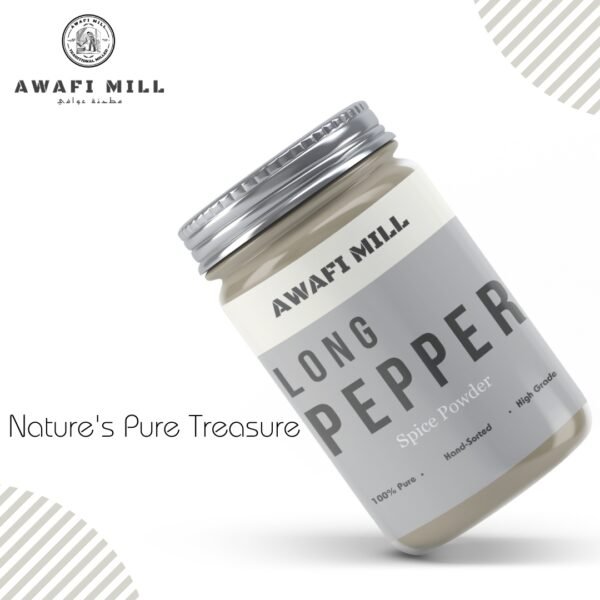 Awafi Mill Natural Essence of Long Pepper Pippali Spice Powder