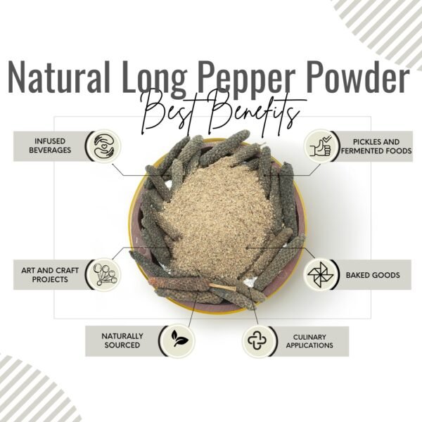 Awafi Mill Natural Long Pepper Pippali Spice Powder benefits