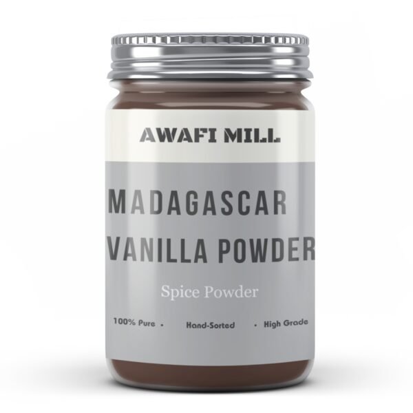 Awafi Mill Natural Madagascar Vanilla Bean Powder Bottle