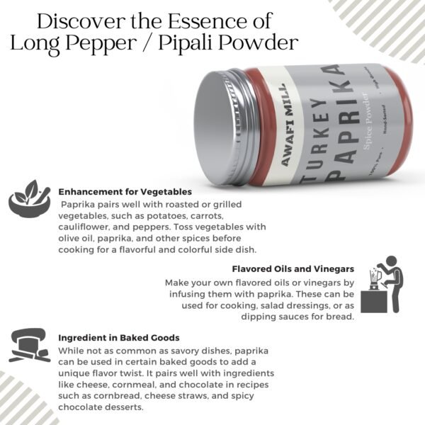 Awafi Mill Natural paprika spice powder Uses