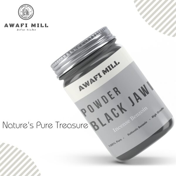 Awafi Mill Pure essence of Natural Black Jawi Incense Benzoin Powder