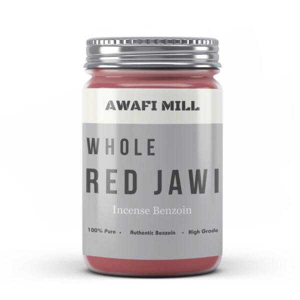 Awafi Mill Red Jawi Benzoin Incense Bottle