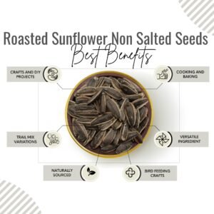 Awafi Mill Roasted Sunflower Non Salted Seeds Benefits