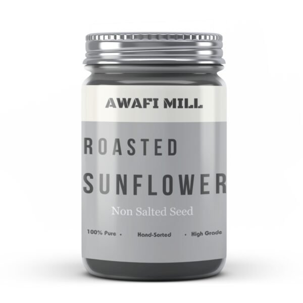 Awafi Mill Roasted Sunflower Non Salted Seeds Bottles