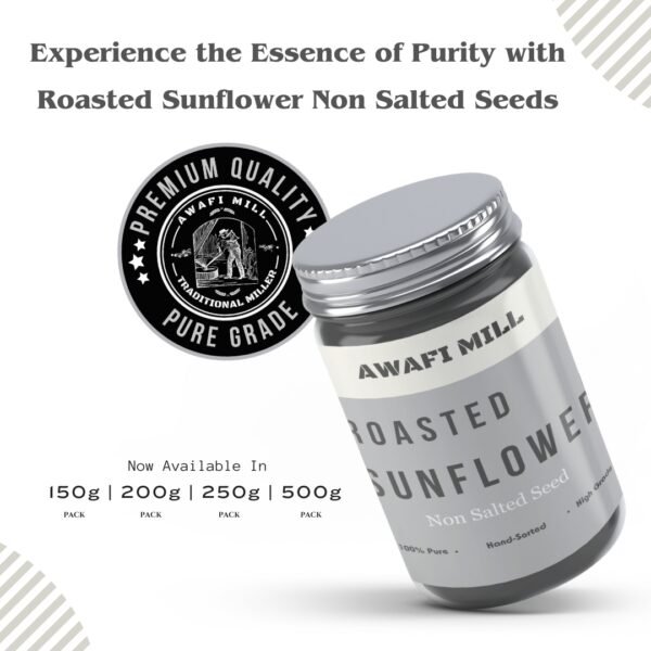Awafi Mill Roasted Sunflower Non Salted Seeds Variations