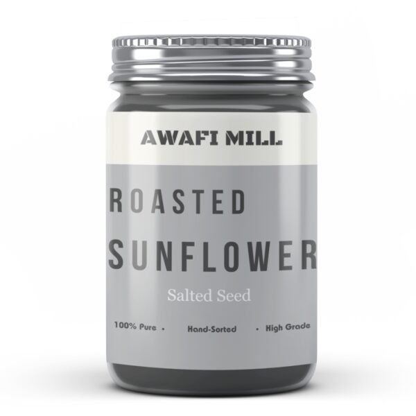 Awafi Mill Roasted Sunflower Salted Seeds Bottles