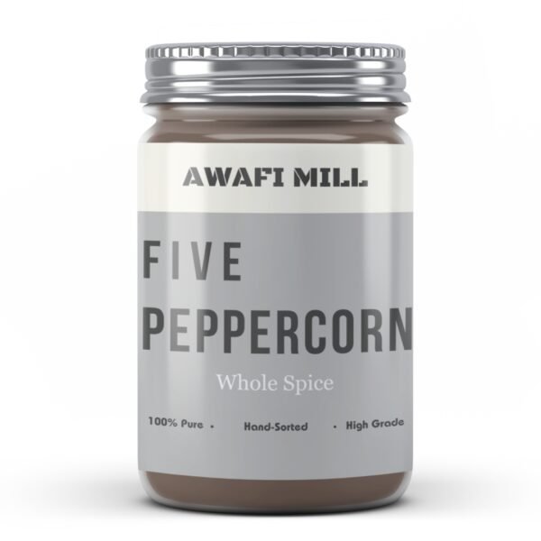 Awafi Mill Whole Five Pepper Corn Blend Spice Bottle