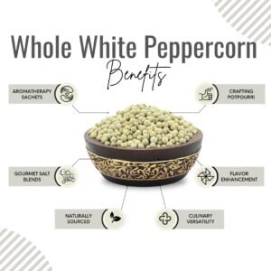 Awafi Mill Whole White Peppercorns Spice Benefits