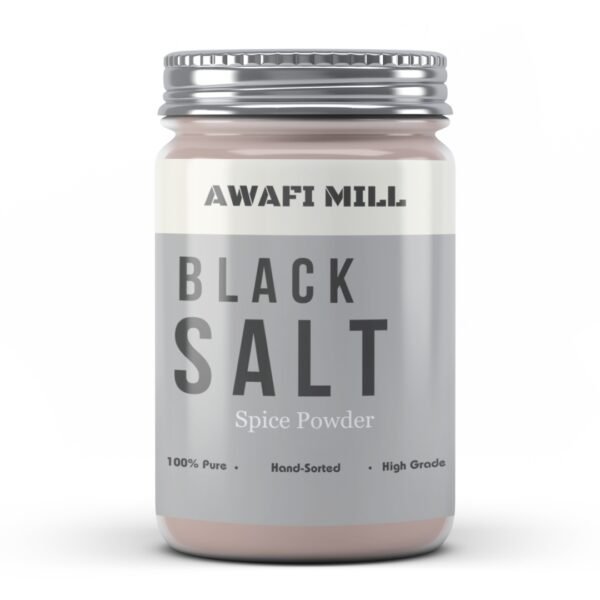 Awafi Mill black salt powder Spice Bottle