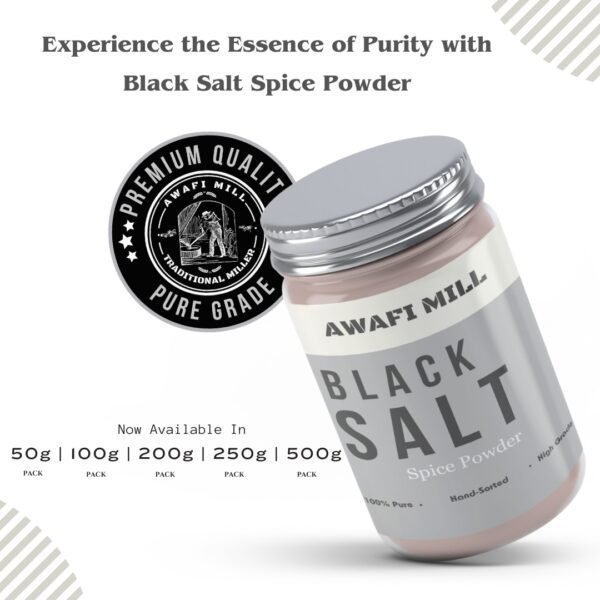 Awafi Mill black salt powder Spice Variations