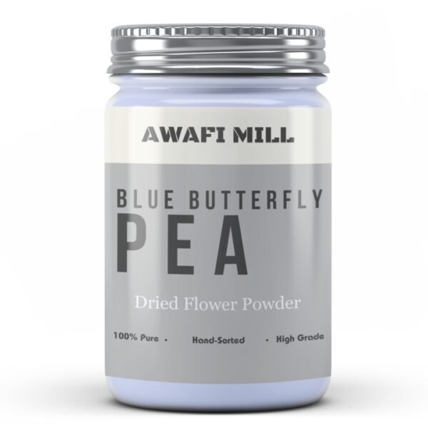 Awafi Mill blue butterfly plea powder bottles