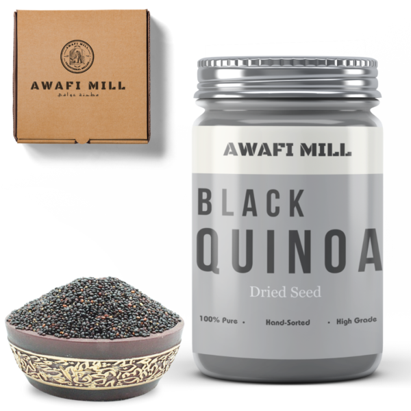 Awafi Mill Black Quinoa Dried Seed