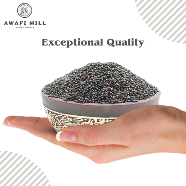 Awafi Mill Black Quinoa Dried Seed Quality