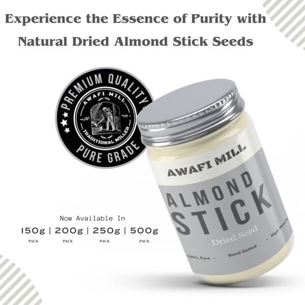 Awafi Mill Dried Almond Stick Seeds Variations