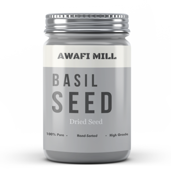 Awafi Mill Dried Basil Seed Bottle