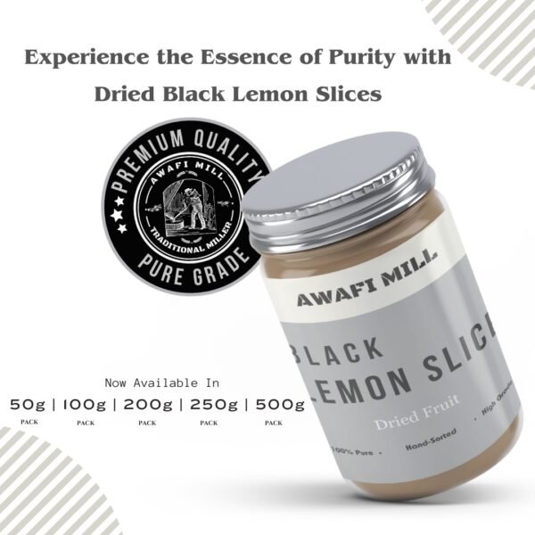 Awafi Mill Dried Black Lemon Slices Variations