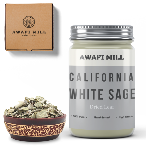 Awafi Mill Dried California White Sage Leaf