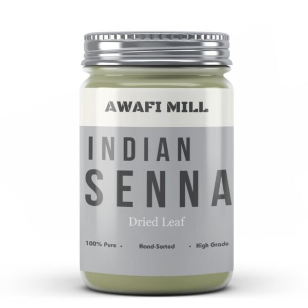 Awafi Mill Dried Indian Senna Leaf Bottle