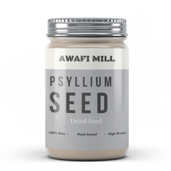 Awafi Mill Dried Whole Psyllium Seeds bottle
