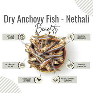 Awafi Mill Dry Anchovy Fish Nethali Benefits