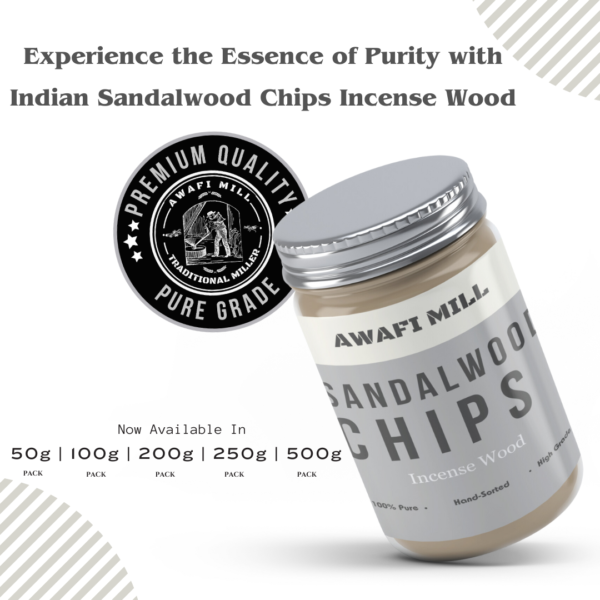 Awafi Mill Indian Sandalwood Chips Incense Wood Variations