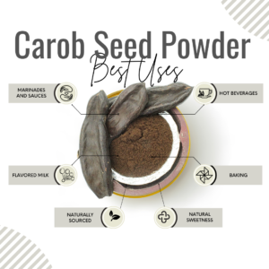 Awafi Mill Natural Carob Seed Powder Benefits
