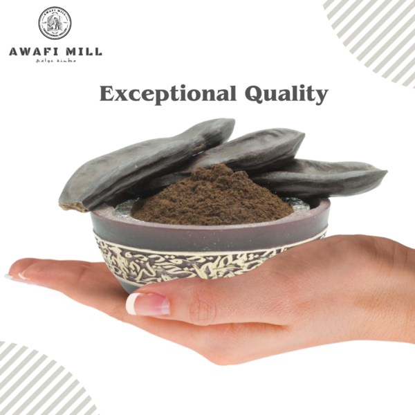 Awafi Mill Natural Carob Seed Powder Quality