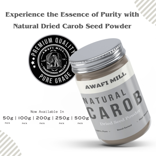 Awafi Mill Natural Carob Seed Powder Variation