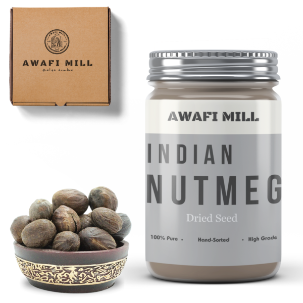 Awafi Mill Nutmeg Whole Indian Jadibooti Jaiphal Asli Jai phal Jaifal Nutmeg Jayfal