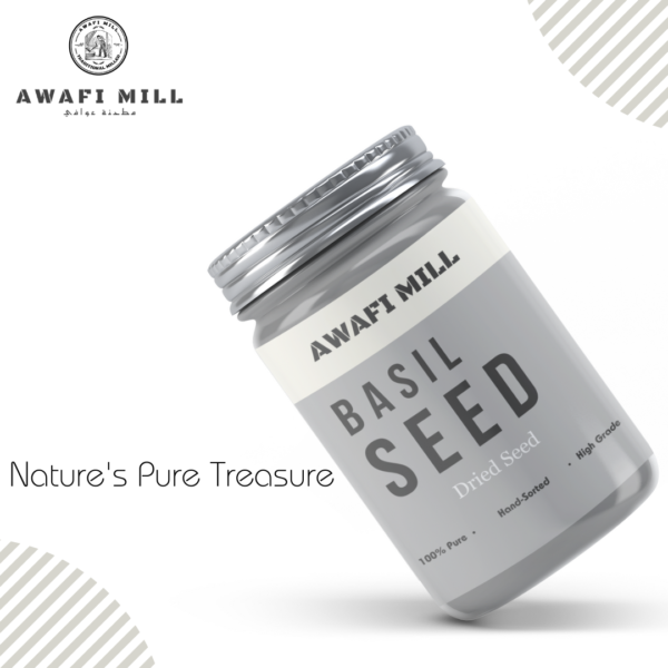 Awafi Mill Pure Dried Basil Seed