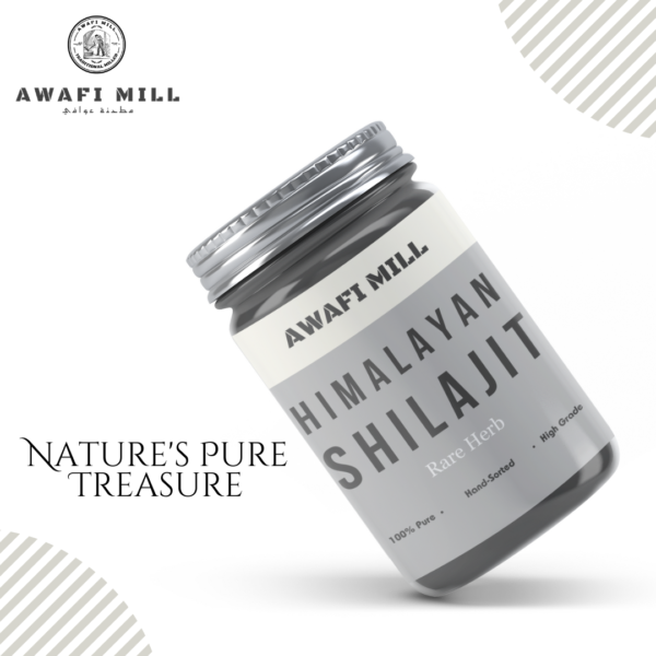 Awafi Mill Pure essence of Himalayan Shilajit Resin