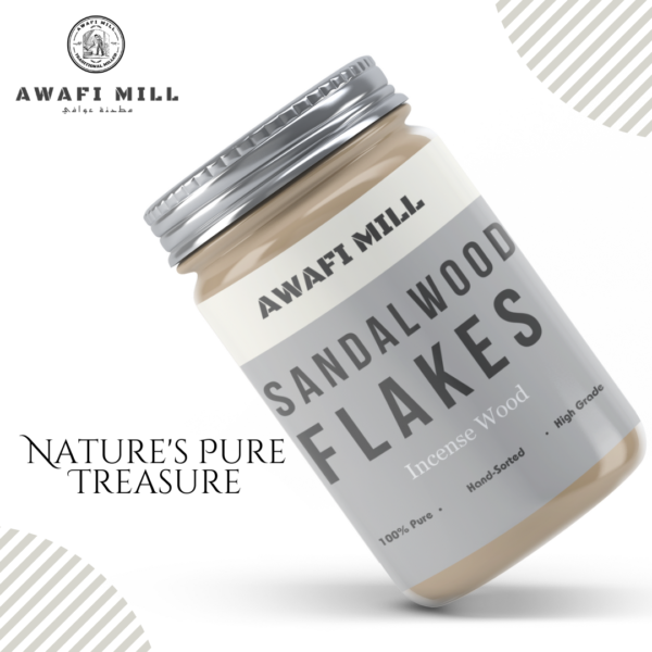 Awafi Mill Pure essence of Sandalwood Flakes Incense Wood
